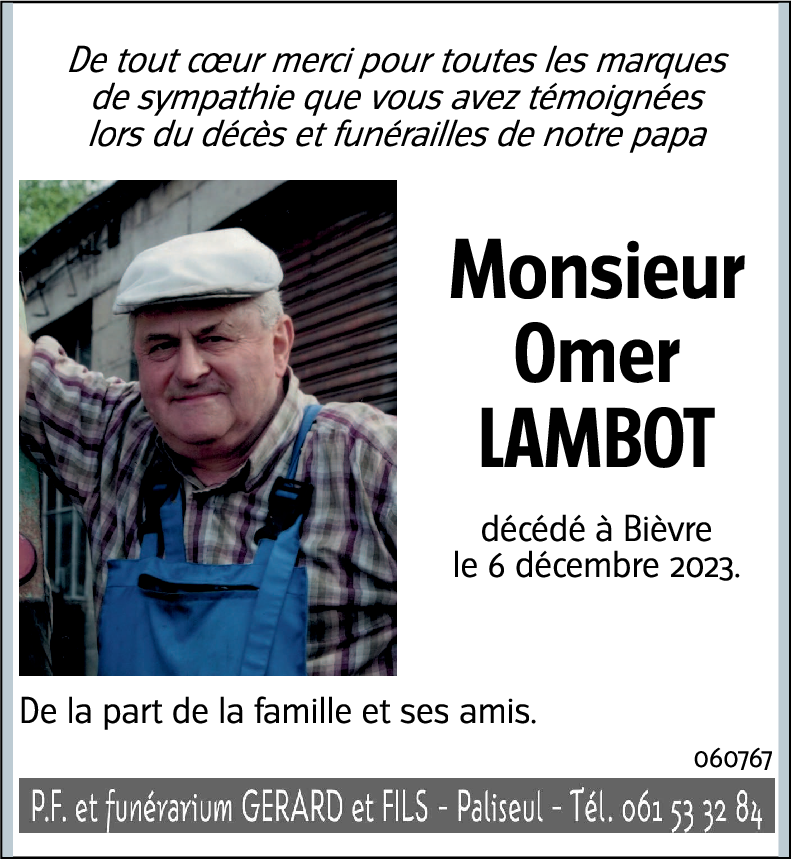 Omer LAMBOT