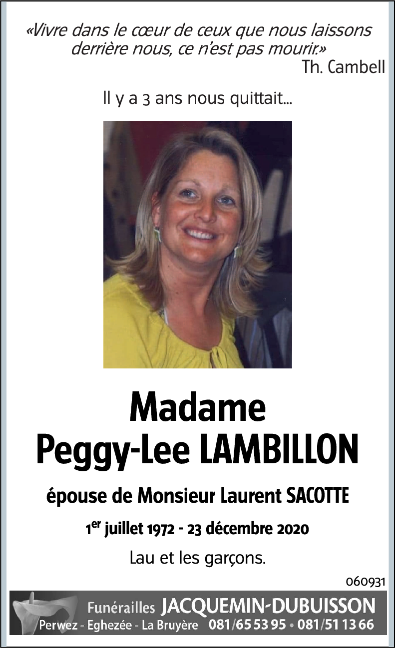 Peggy-Lee Lambillon