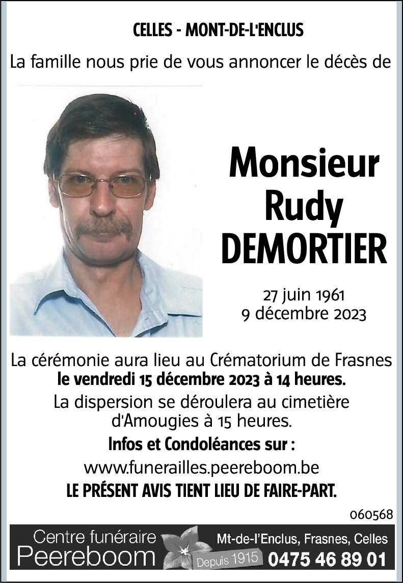 Rudy DEMORTIER