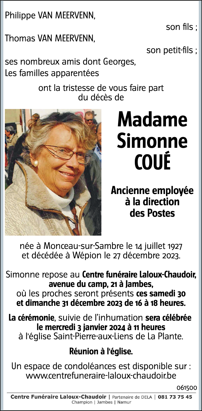 Simonne COUÉ