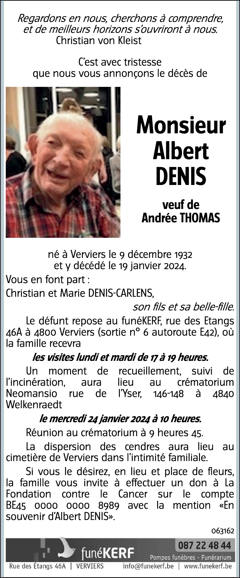 Albert DENIS