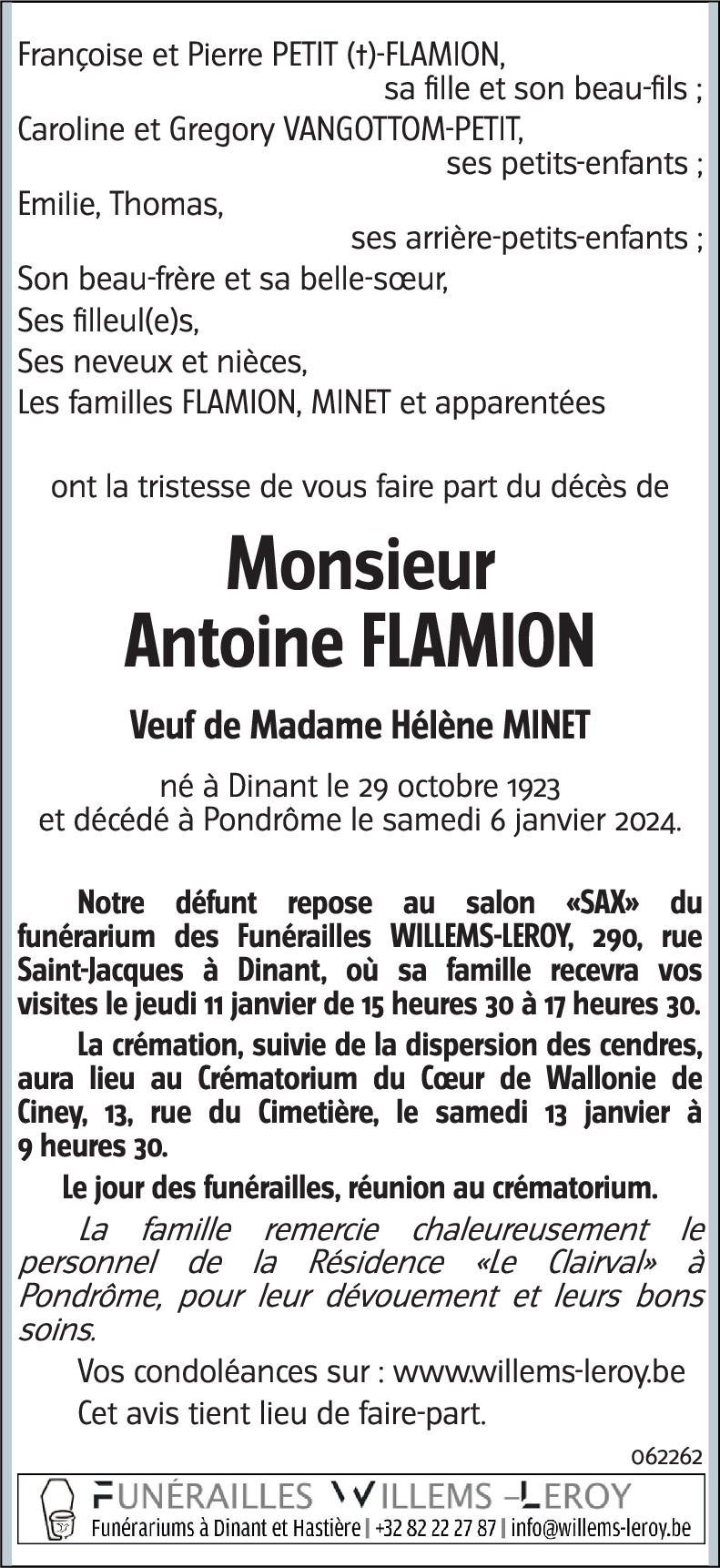 Antoine FLAMION