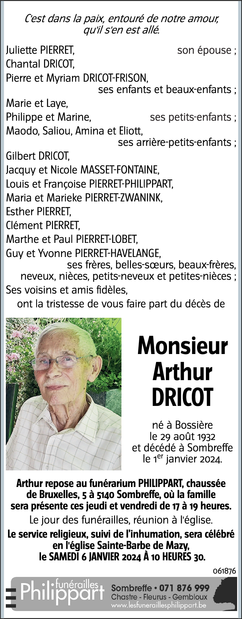 Arthur DRICOT