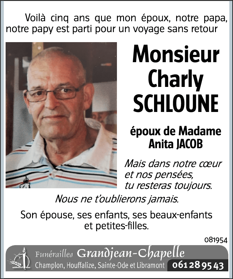 Charly SCHLOUNE
