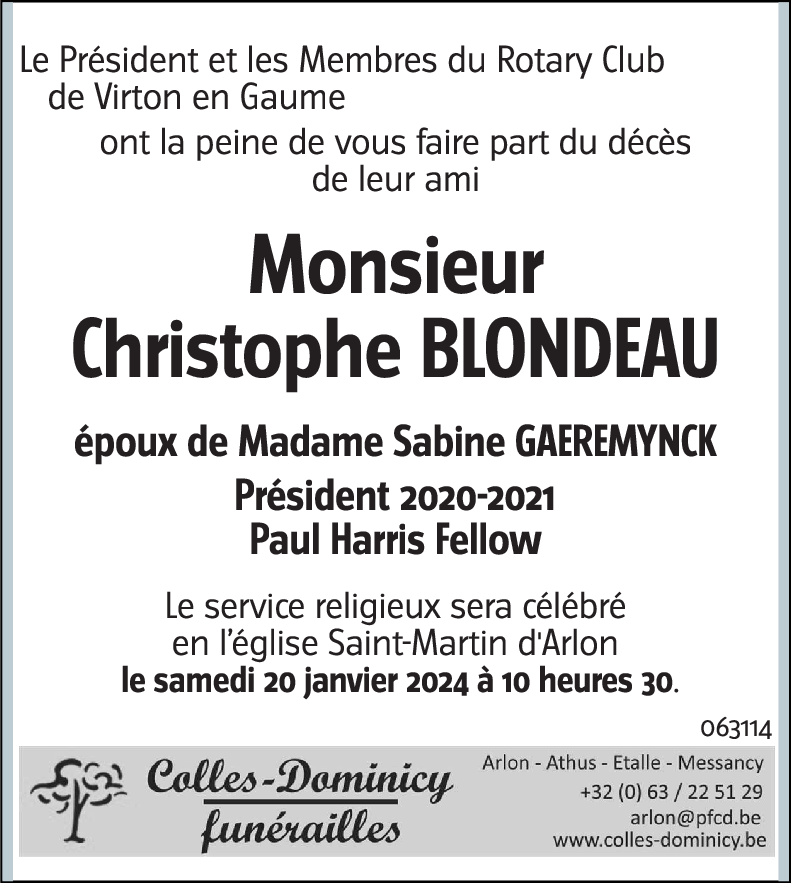 Christophe BLONDEAU