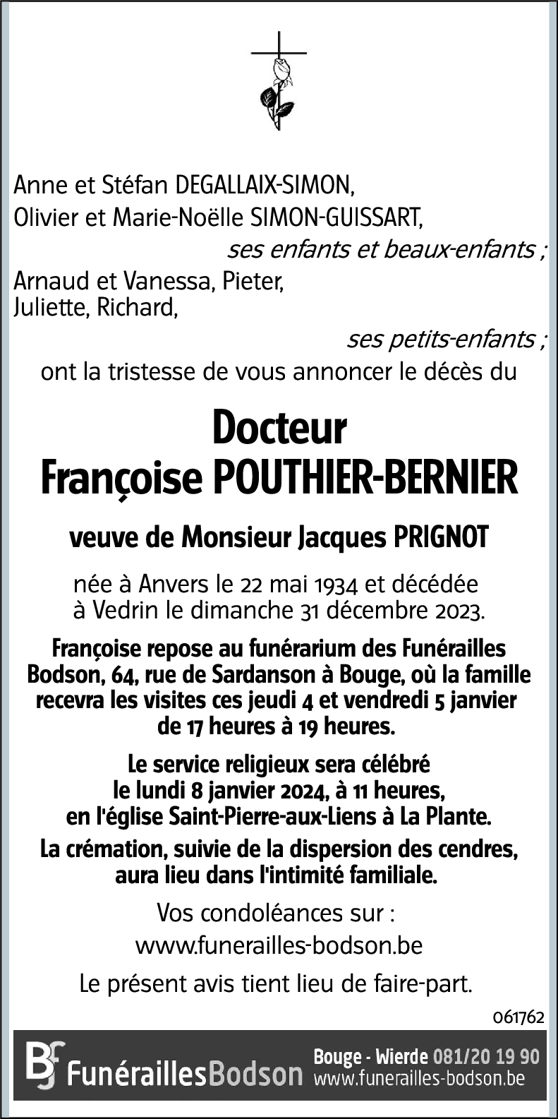 Françoise POUTHIER-BERNIER