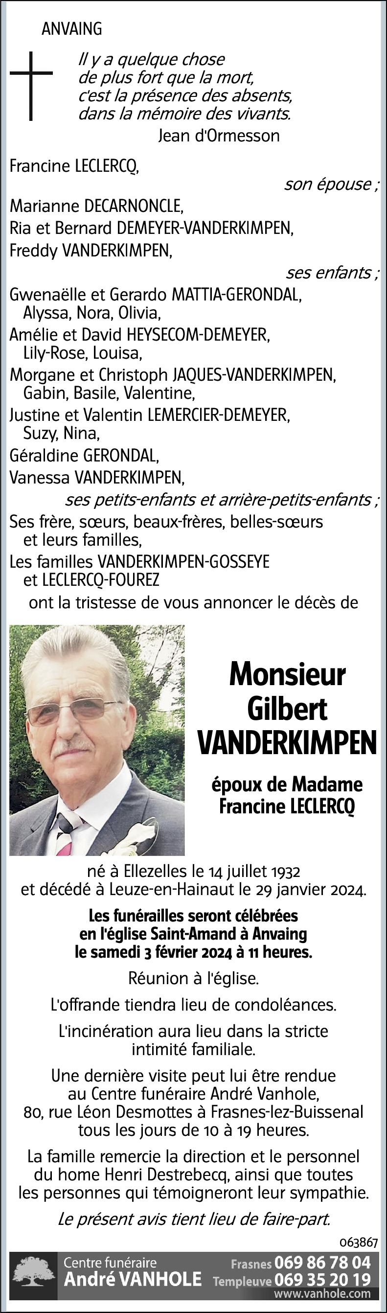 Gilbert VANDERKIMPEN