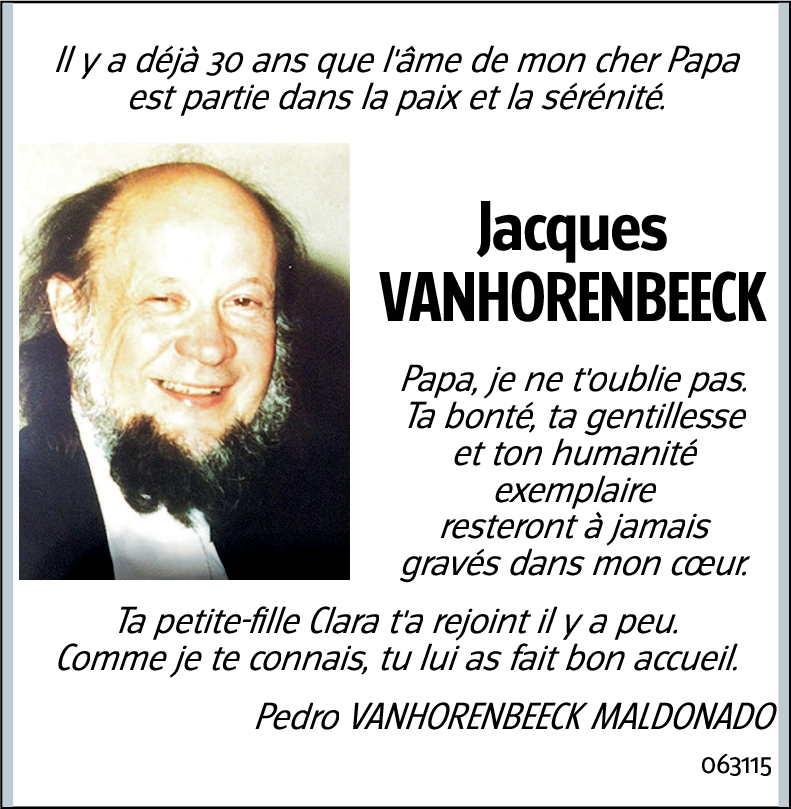 Jacques VANHORENBEECK