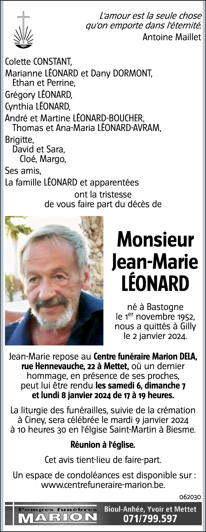 Jean-Marie LÉONARD