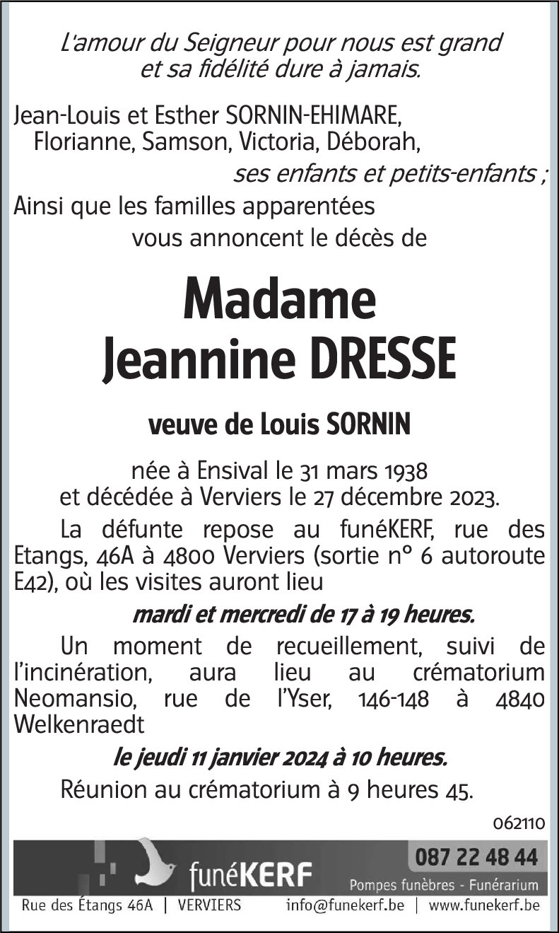 Jeannine DRESSE