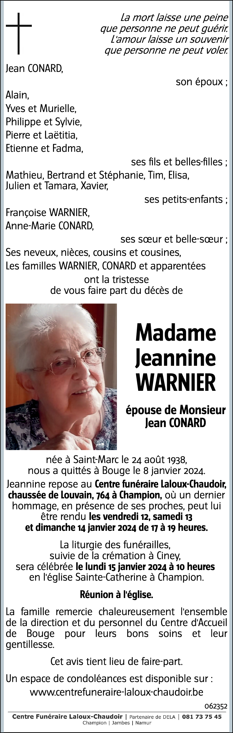 Jeannine WARNIER