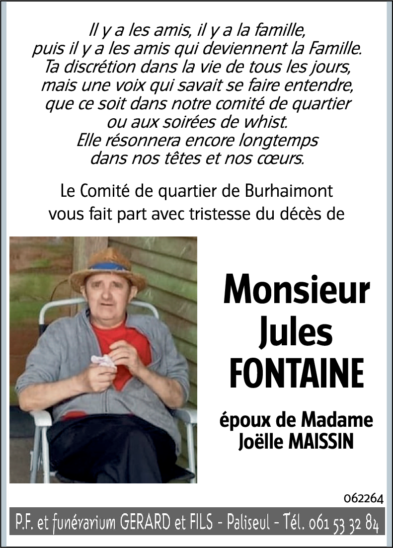 Jules FONTAINE