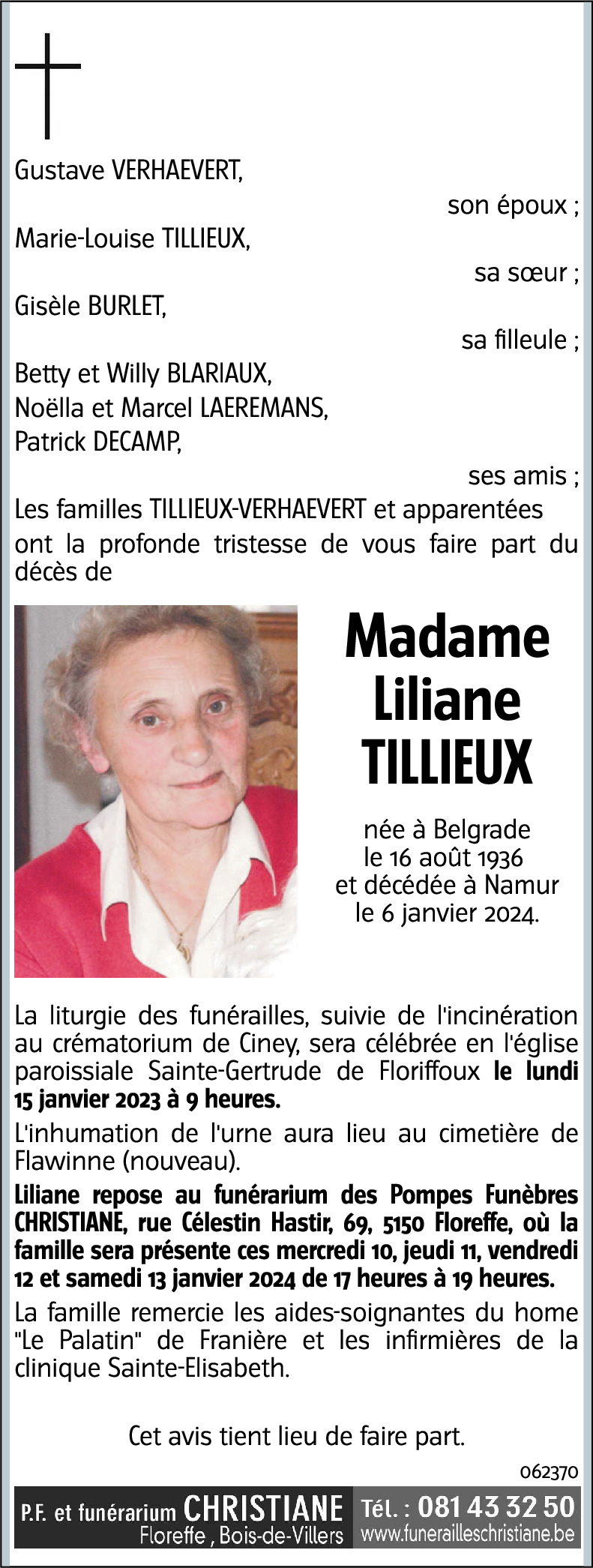 Liliane TILLIEUX