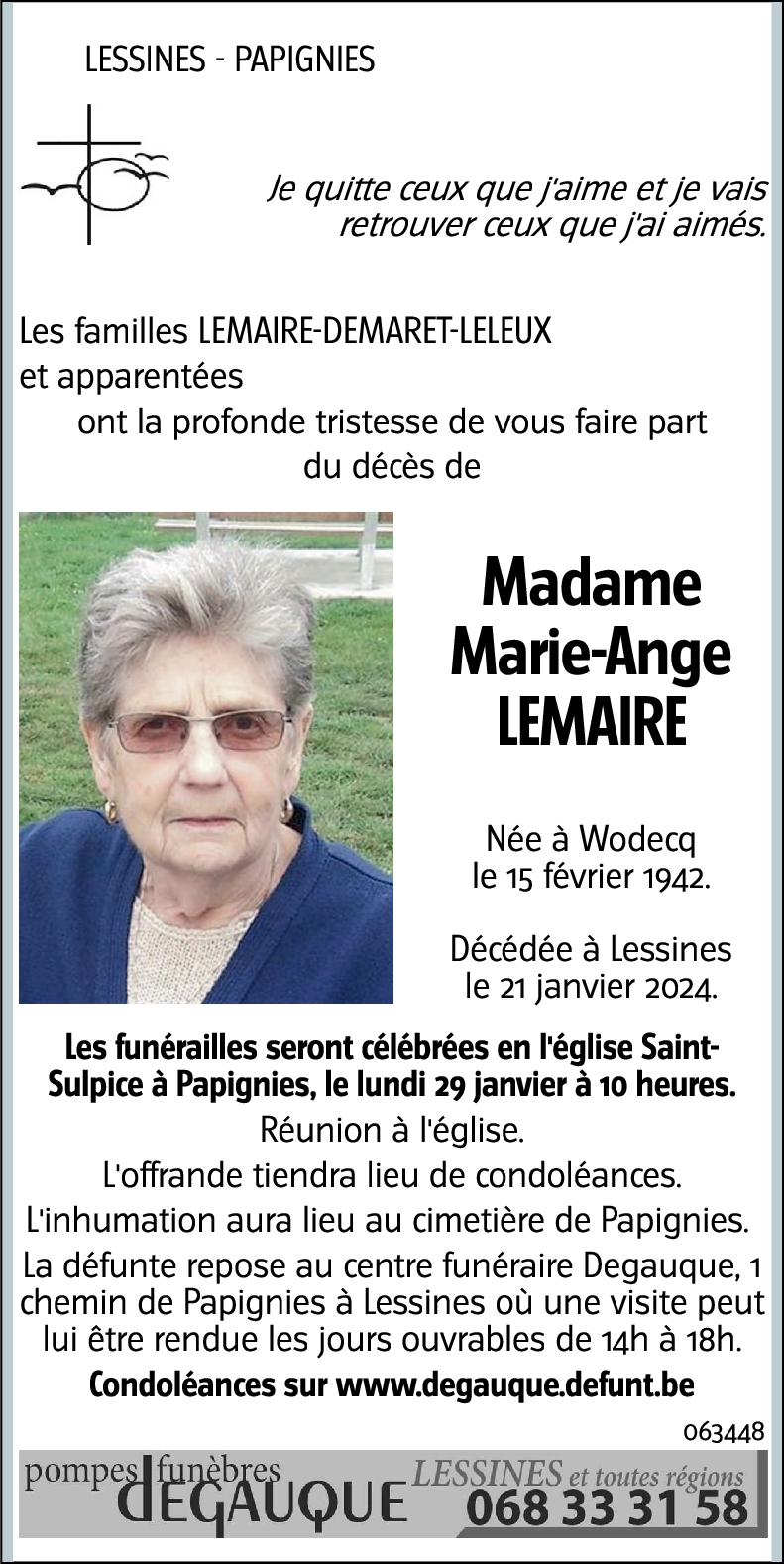 Marie-Ange LEMAIRE