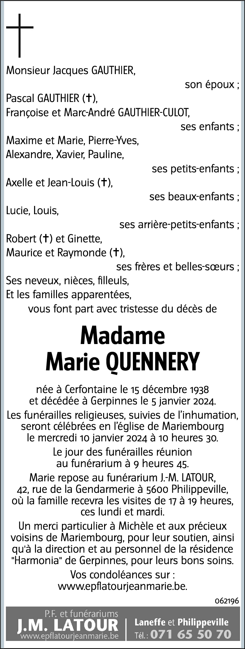 Marie QUENNERY