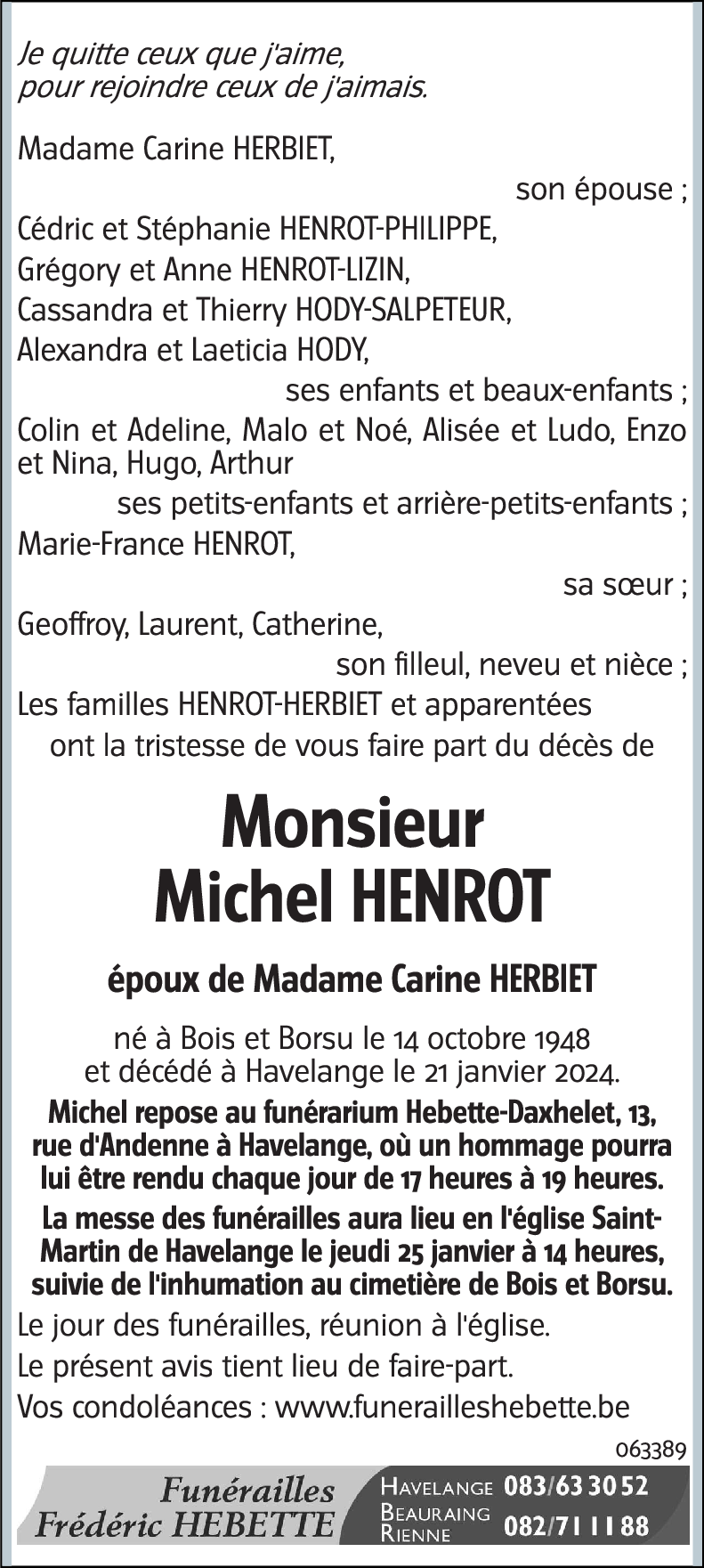 Michel HENROT