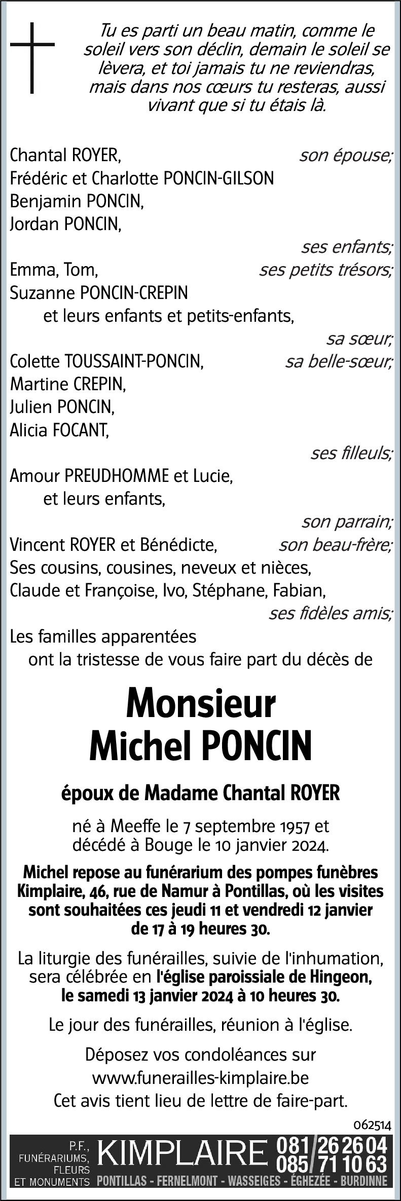 Michel PONCIN