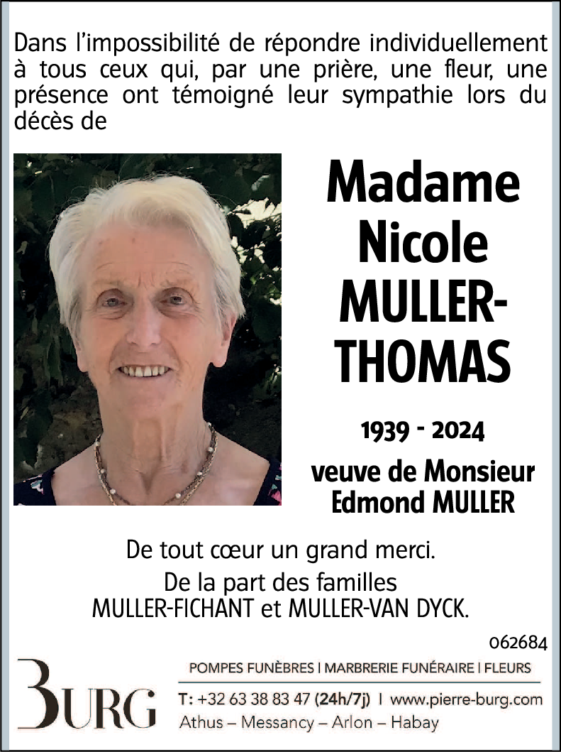 Nicole MULLER-THOMAS