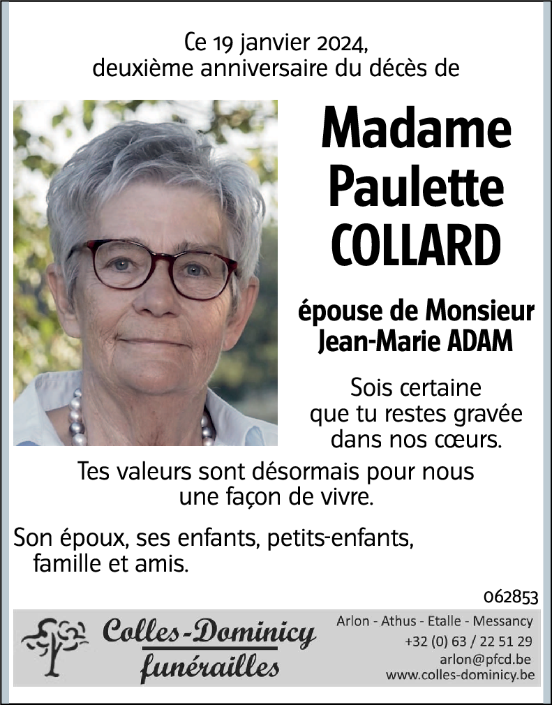 Paulette COLLARD