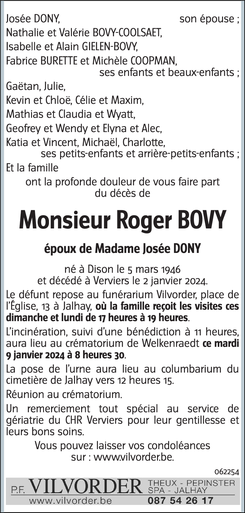 Roger BOVY