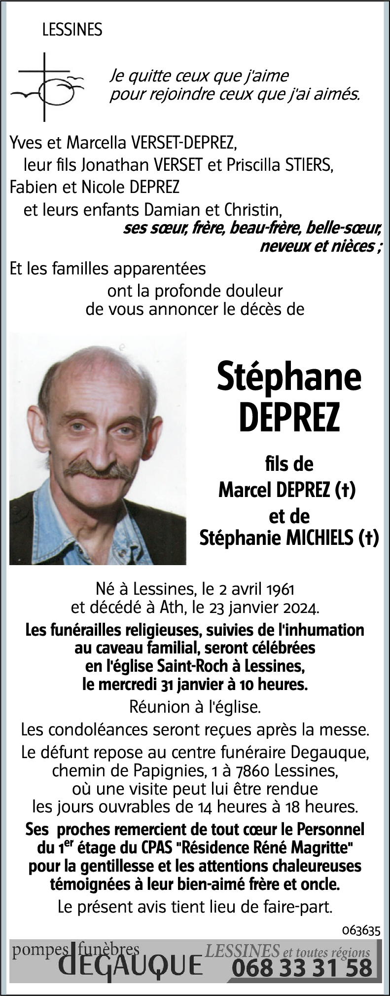 Stéphane DEPREZ