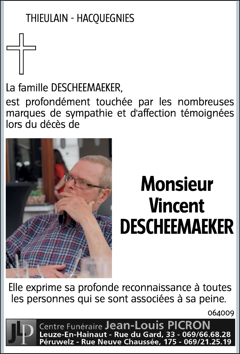 Vincent DESCHEEMAEKER