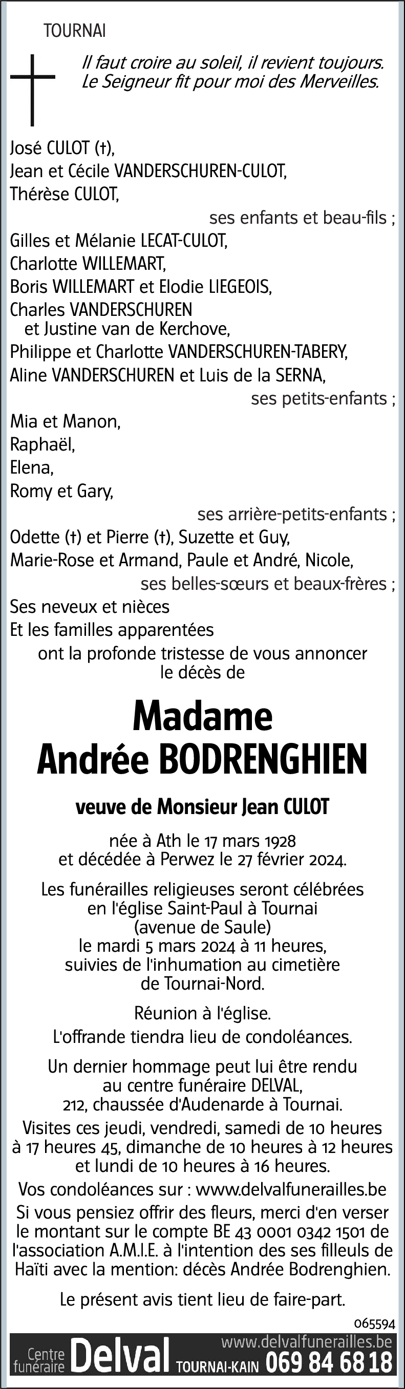 Andrée BODRENGHIEN