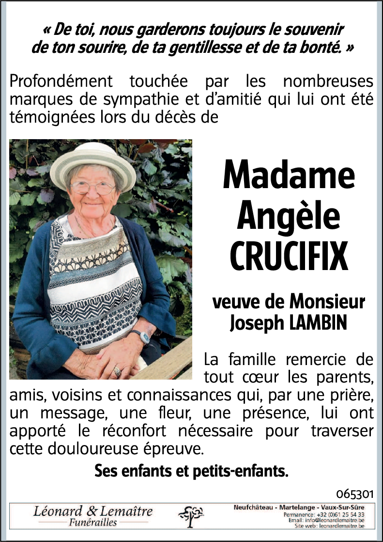 Angèle CRUCIFIX