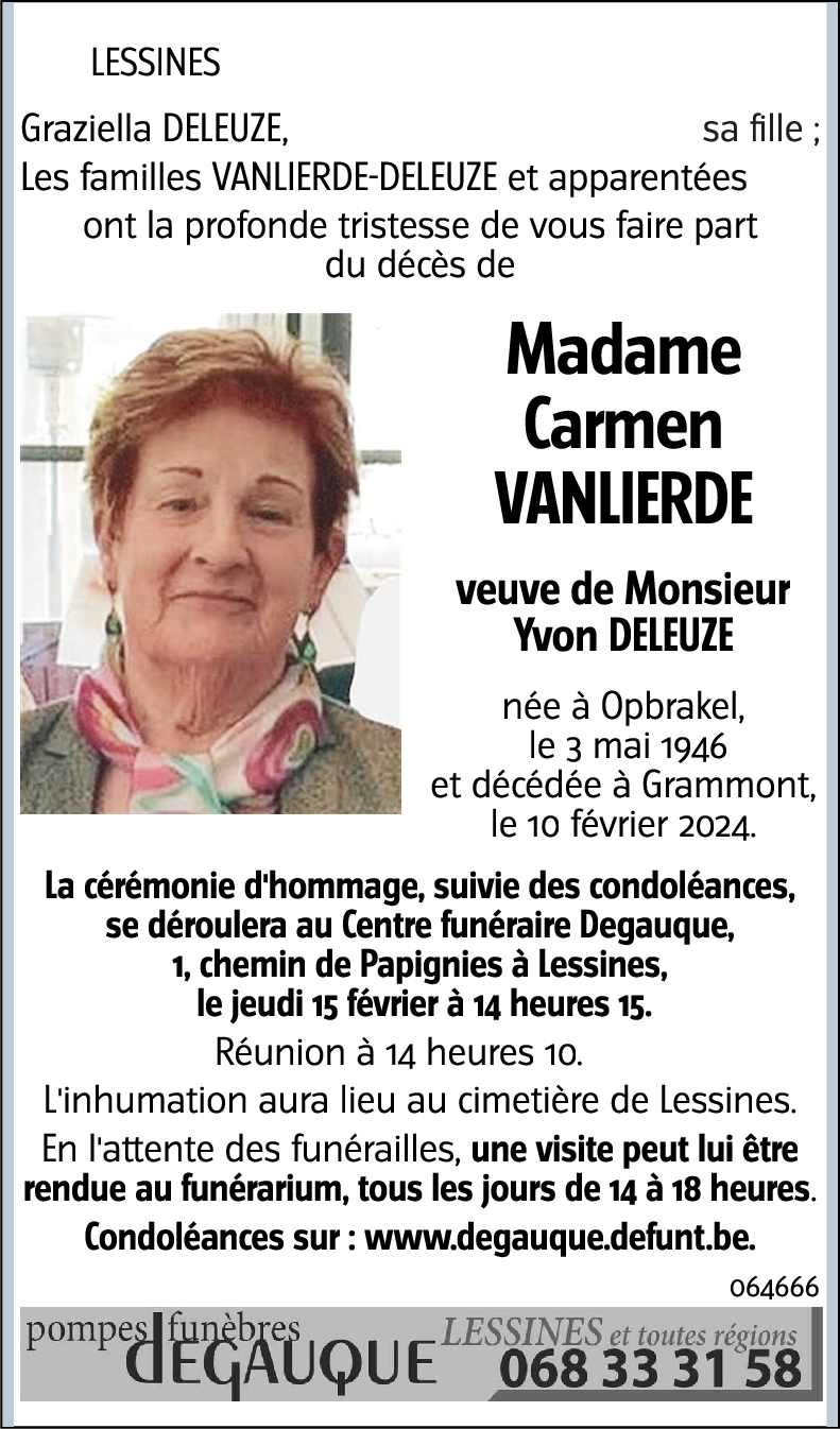 Carmen VANLIERDE