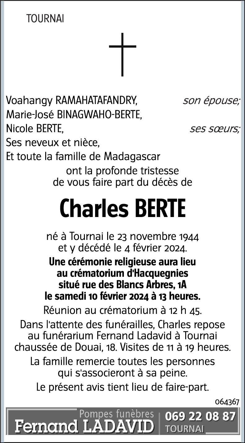 Charles BERTE