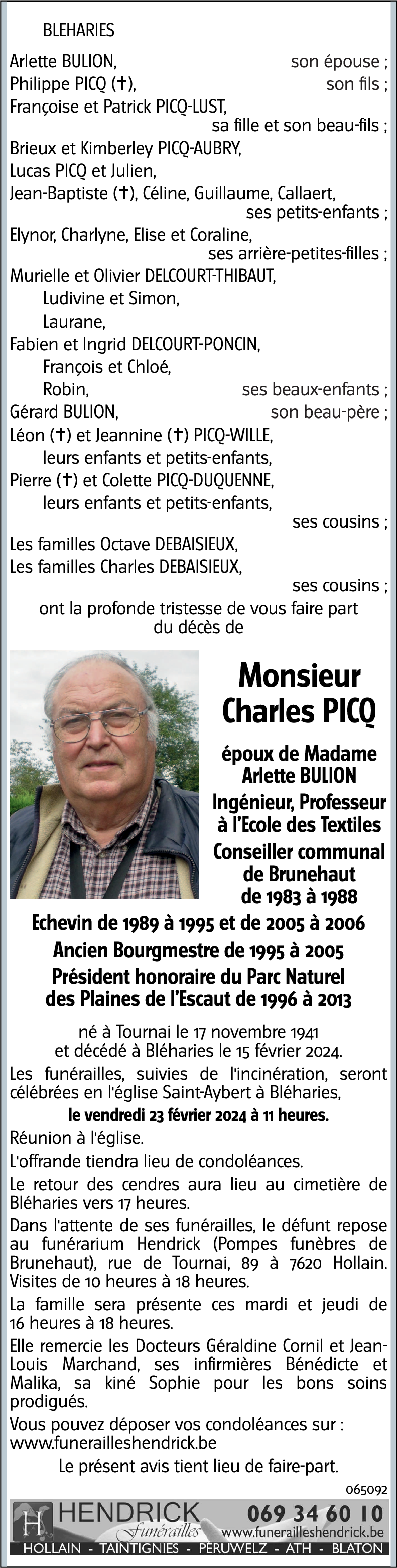 Charles PICQ.