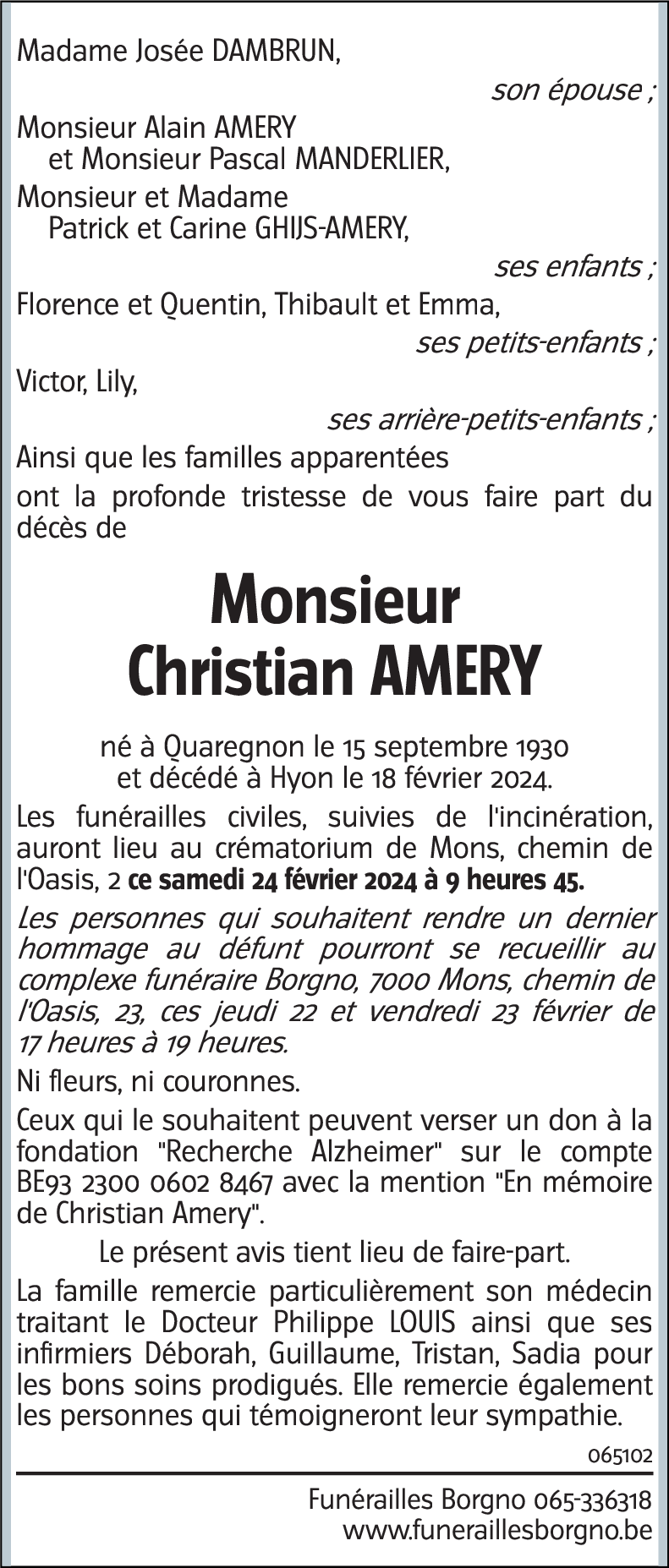 Christian AMERY