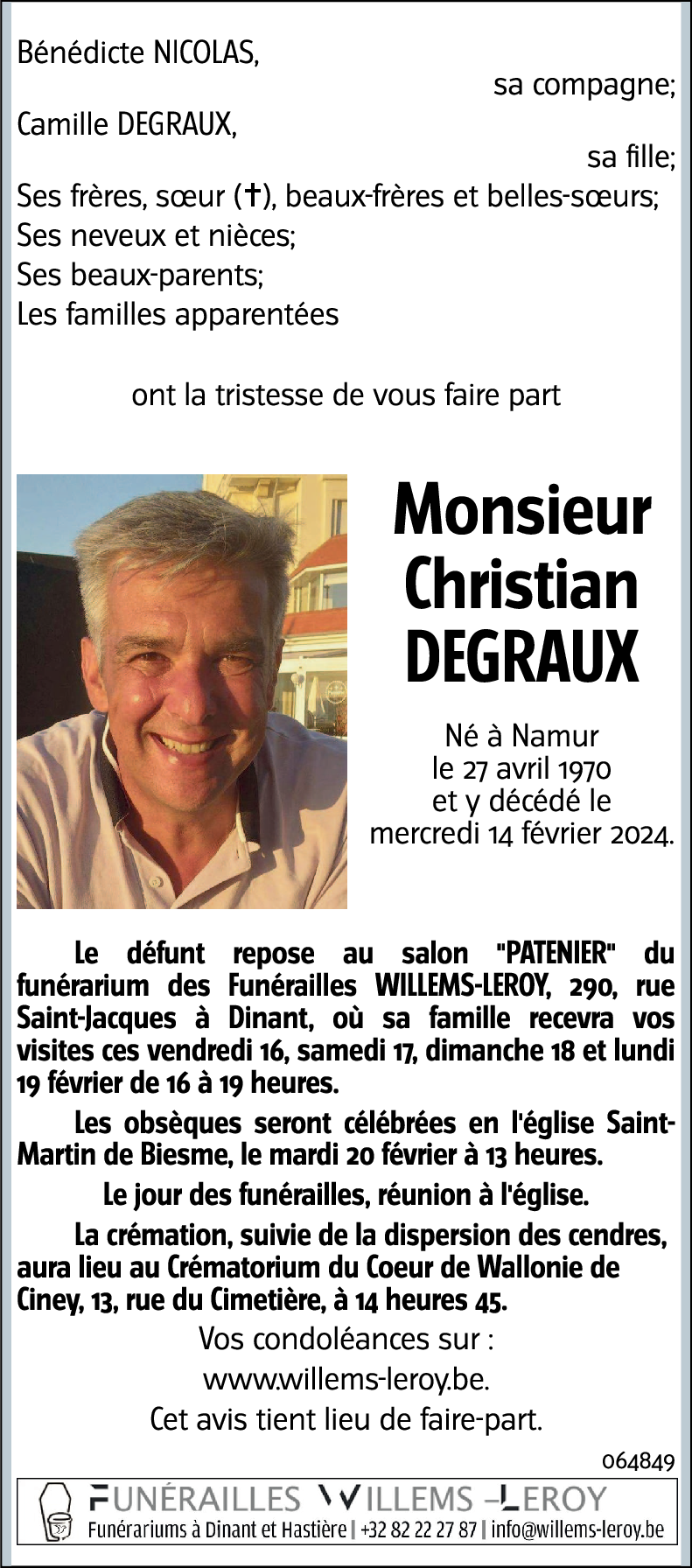 Christian DEGRAUX