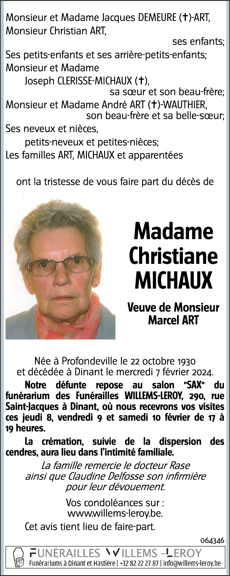 Christiane MICHAUX