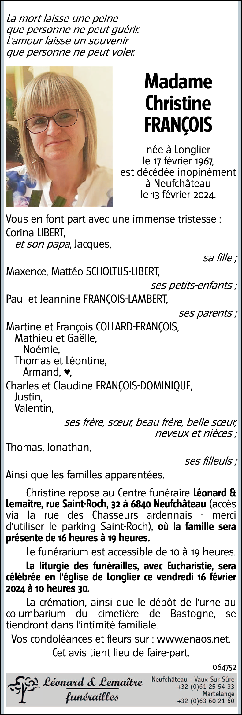 Christine FRANCOIS