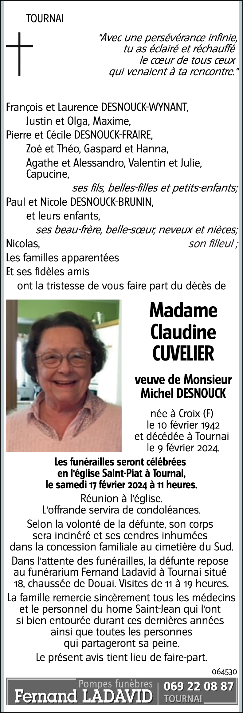 Claudine CUVELIER