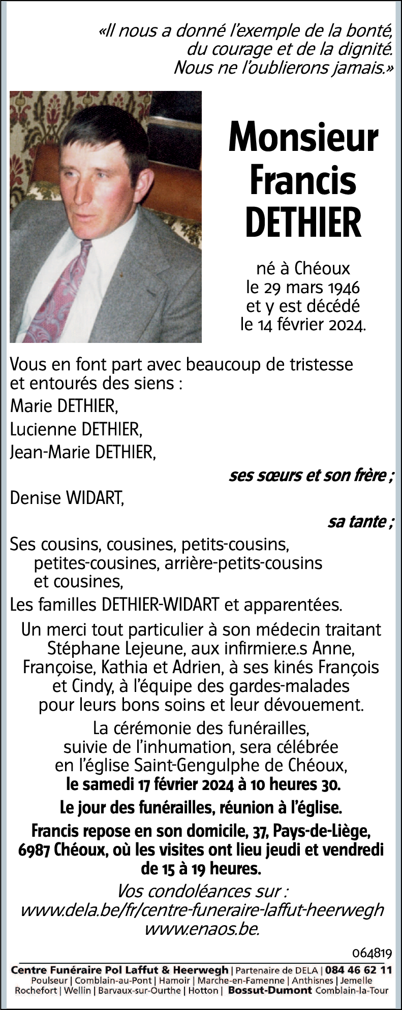Francis DETHIER
