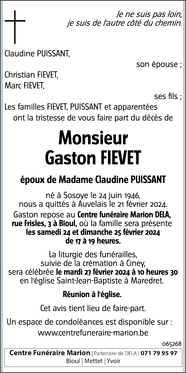 Gaston FIEVET