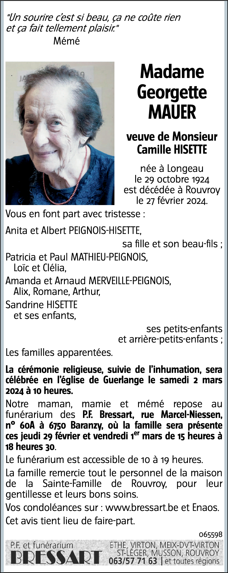 Georgette MAUER