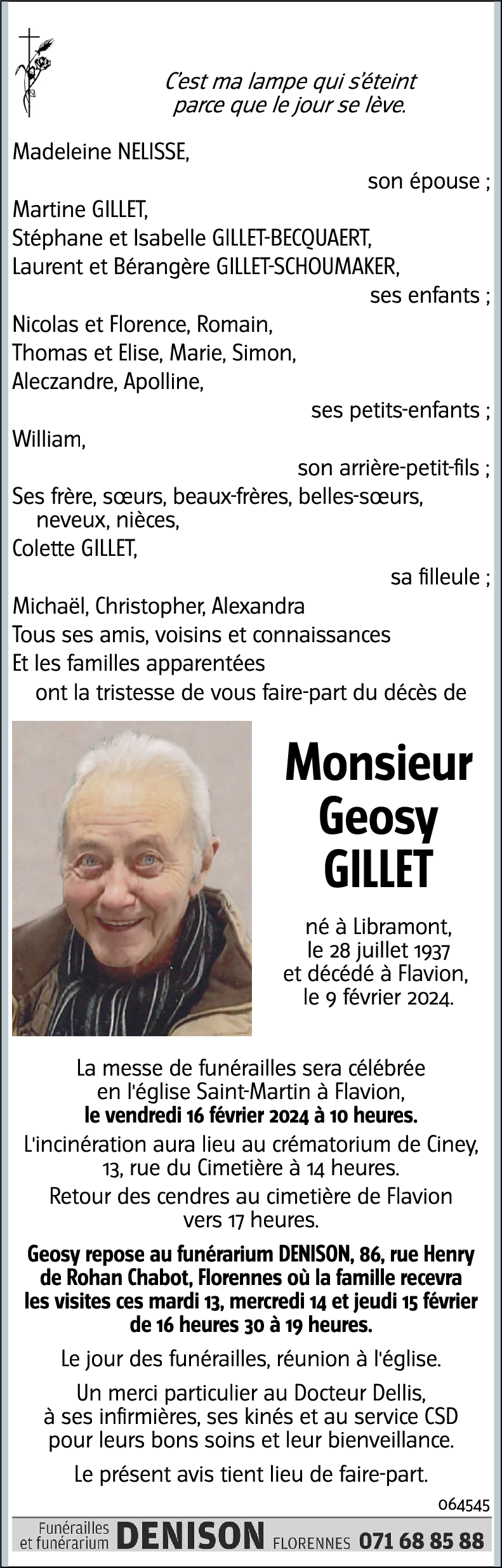 Géosy GILLET