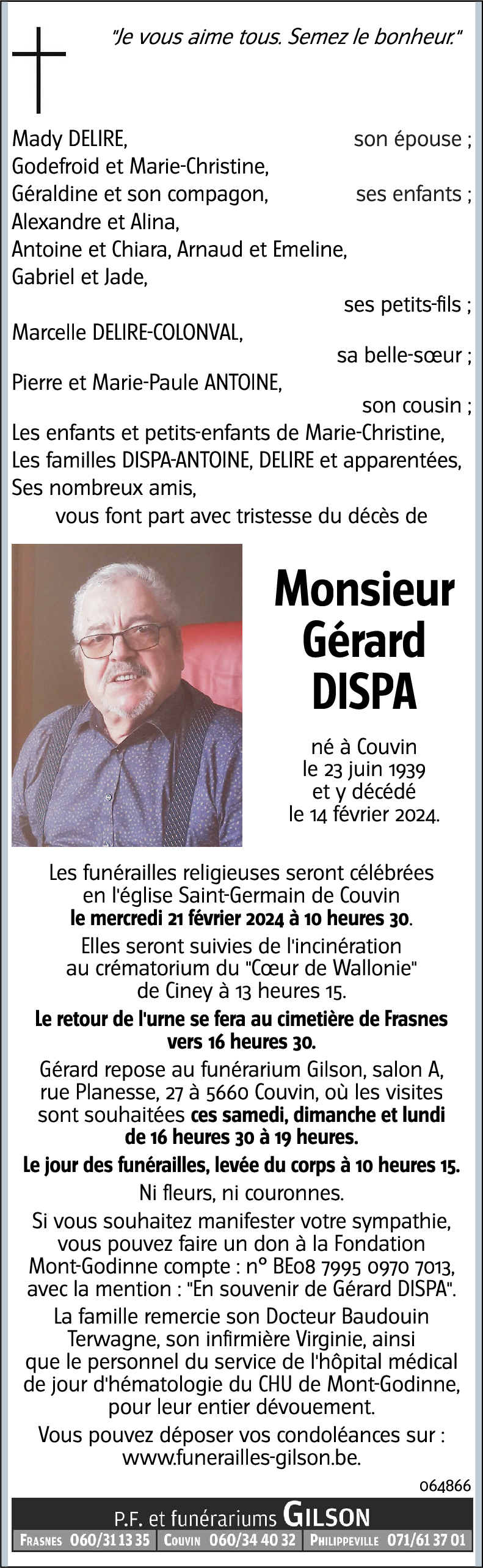 Gérard DISPA