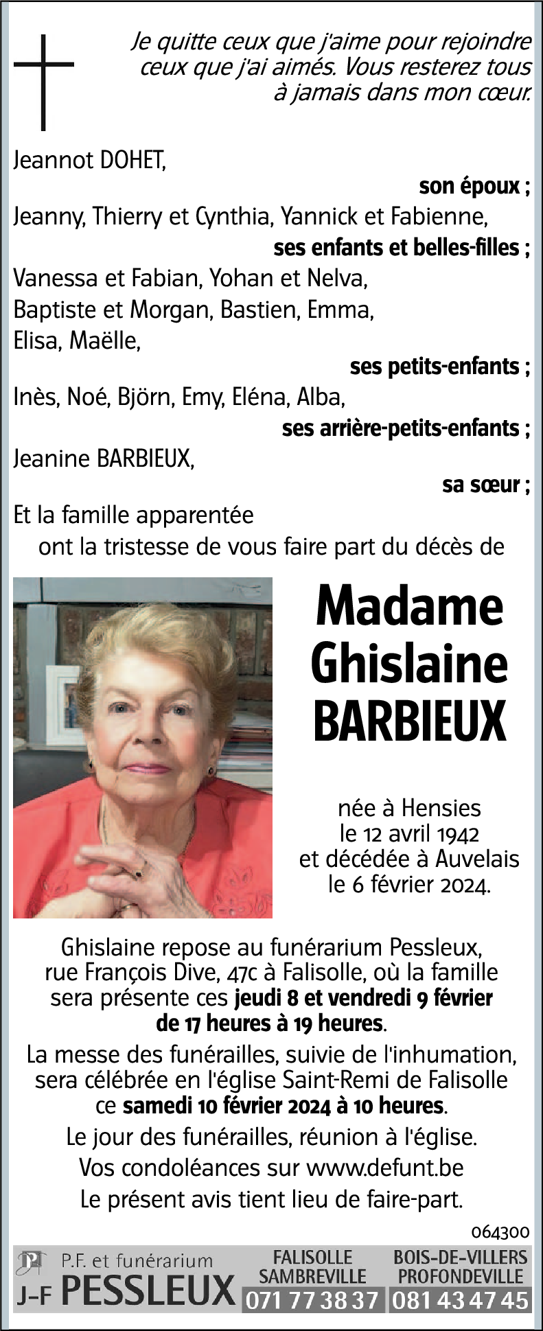 Ghislaine BARBIEUX