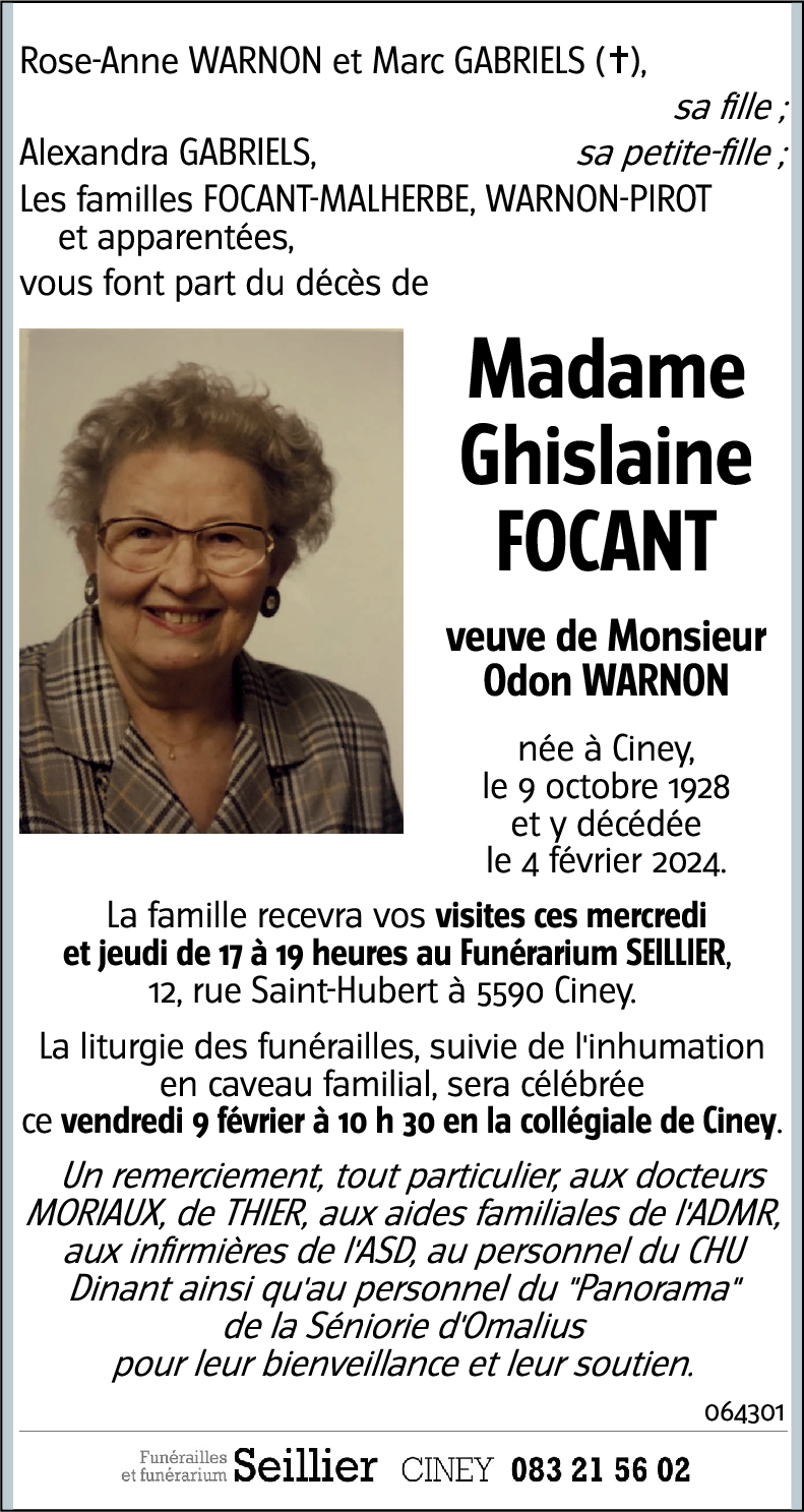 Ghislaine FOCANT