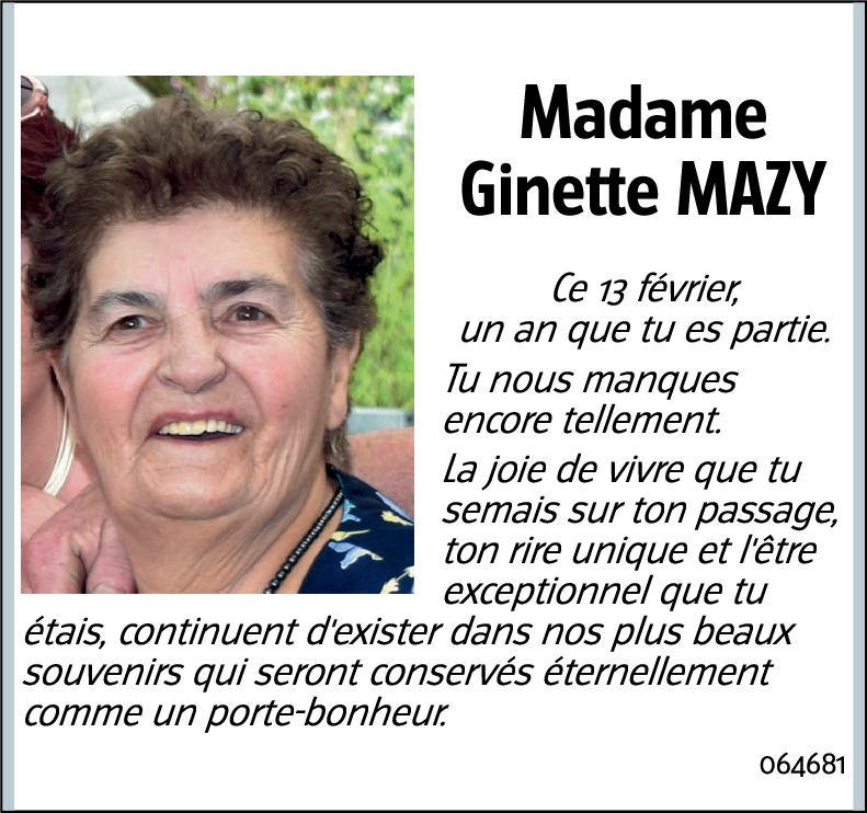 Ginette MAZY