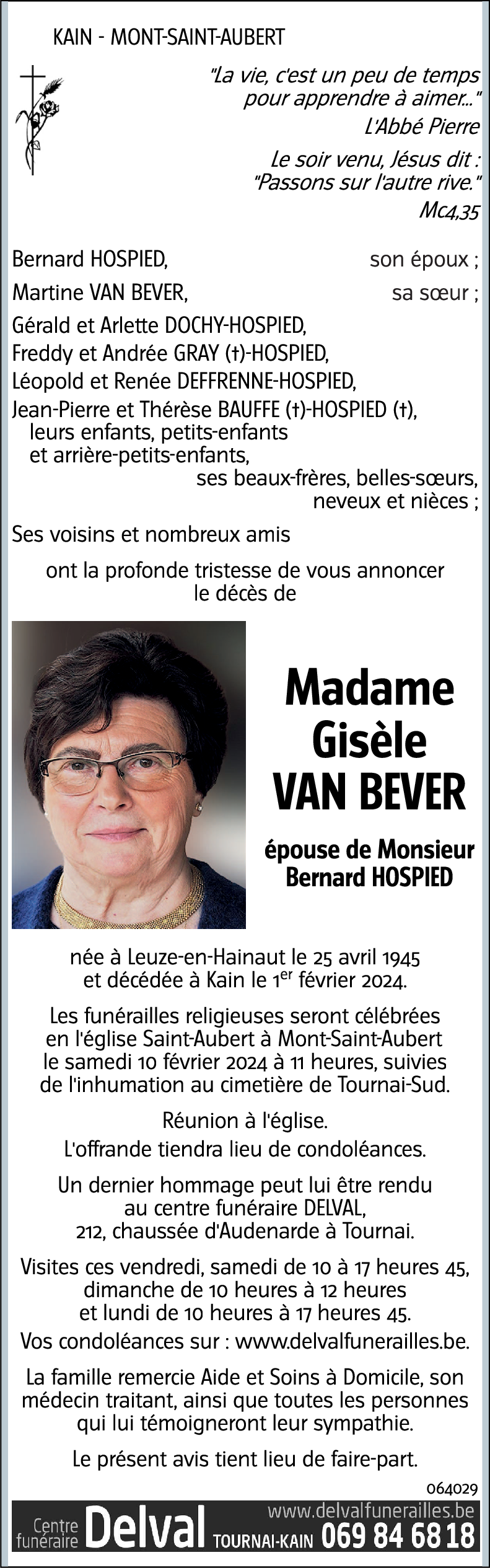 Gisèle VAN BEVER