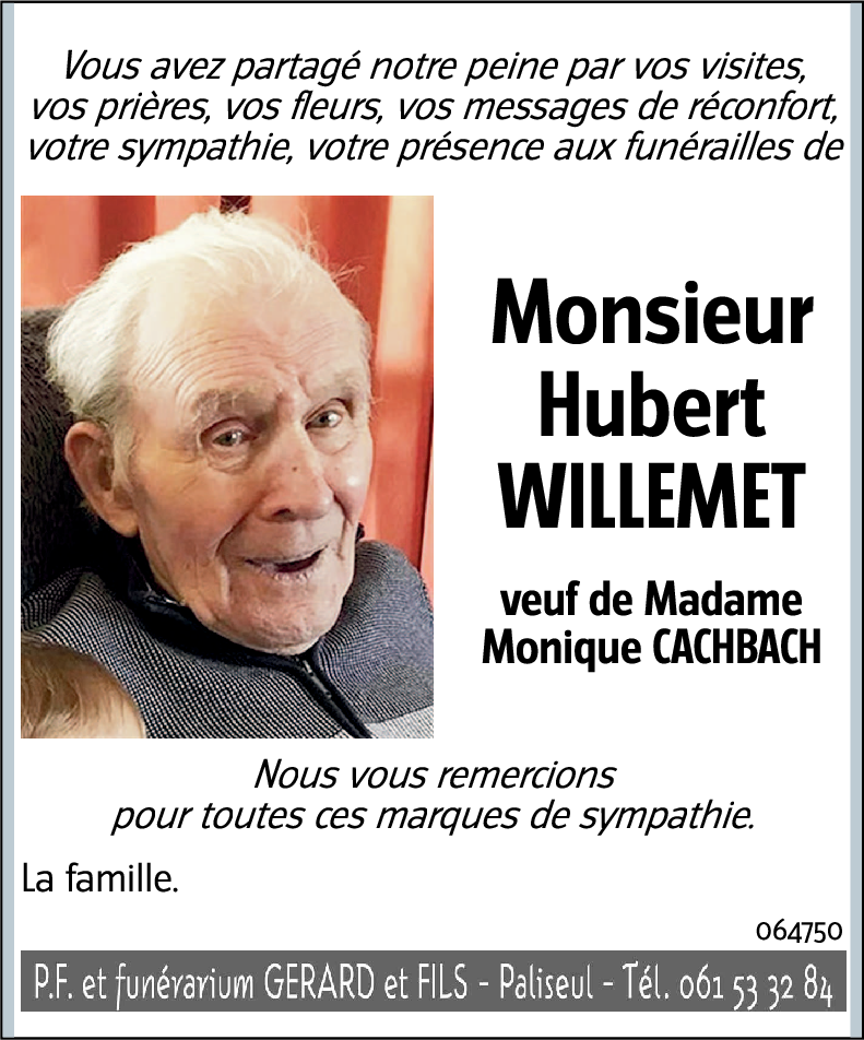 Hubert WILLEMET