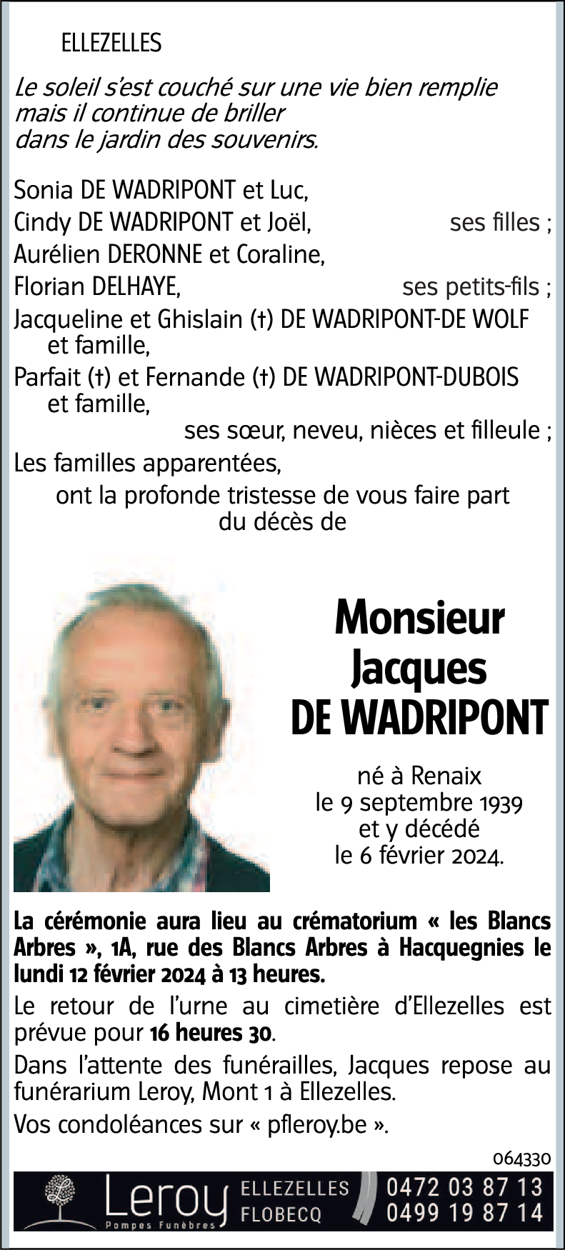 Jacques DE WADRIPONT