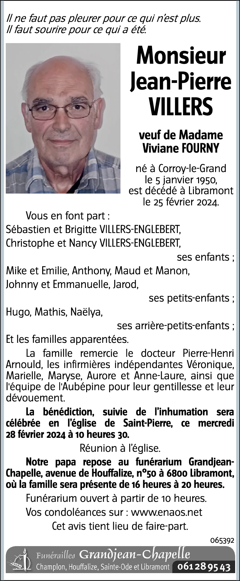Jean-Pierre VILLERS