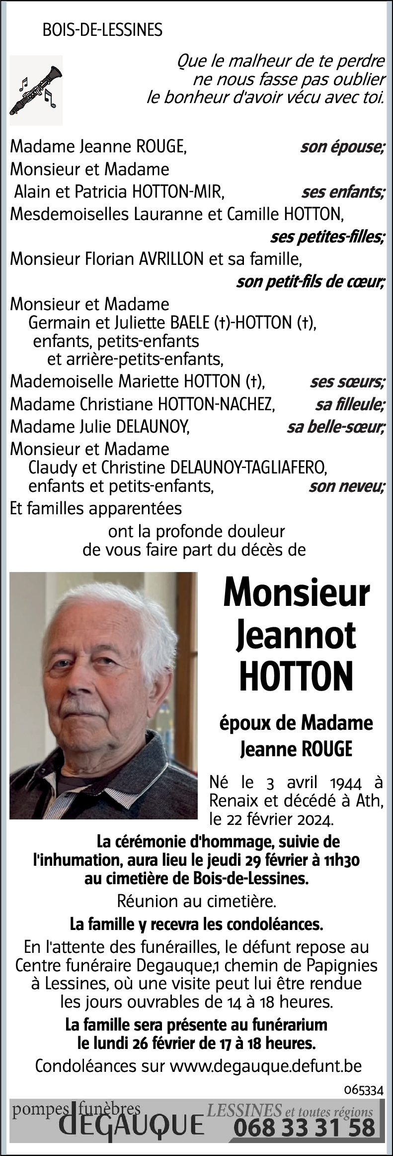 Jeannot HOTTON
