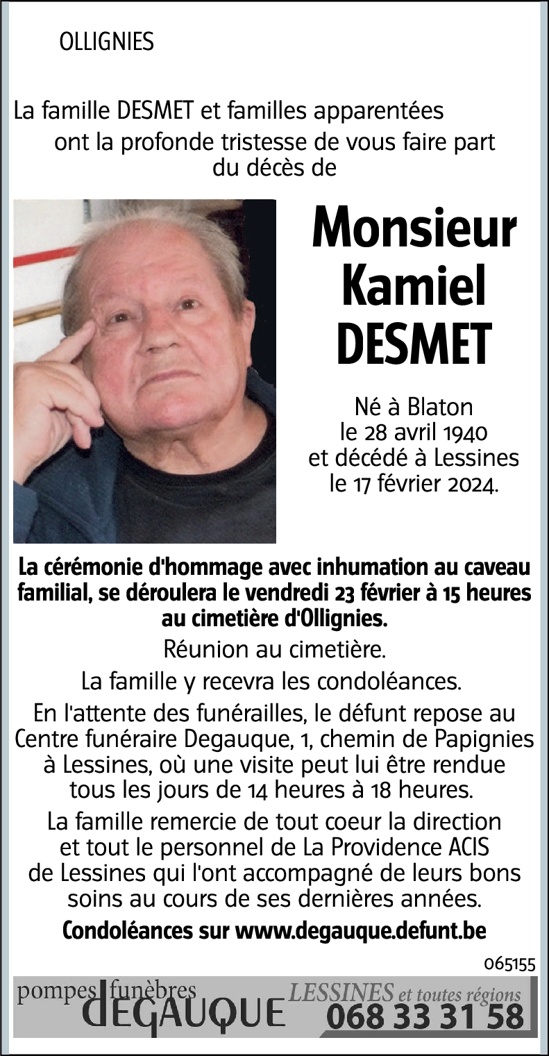 Kamiel DESMET